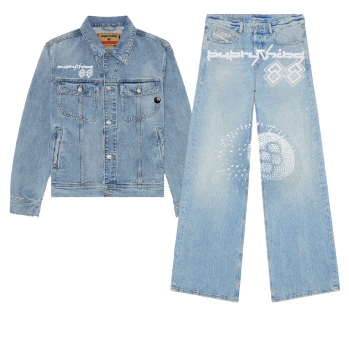 88 stone star jacket & jeans
