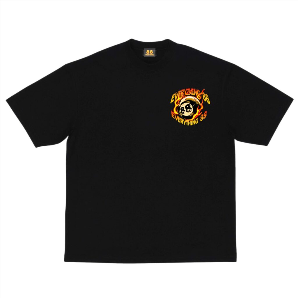 88 flame ball tee