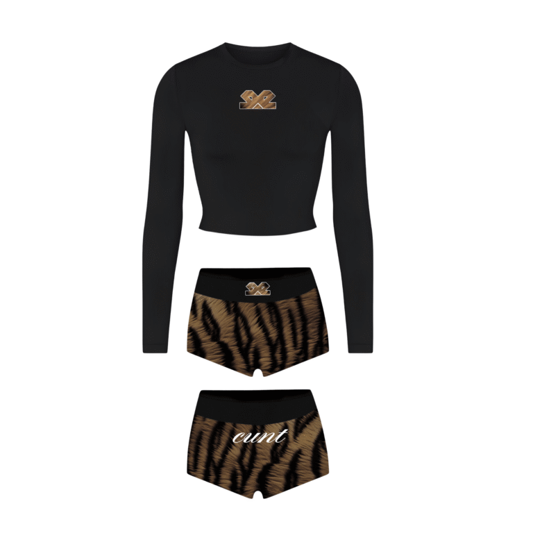 88 Cuntroversial shorts and long sleeve body hog shirt