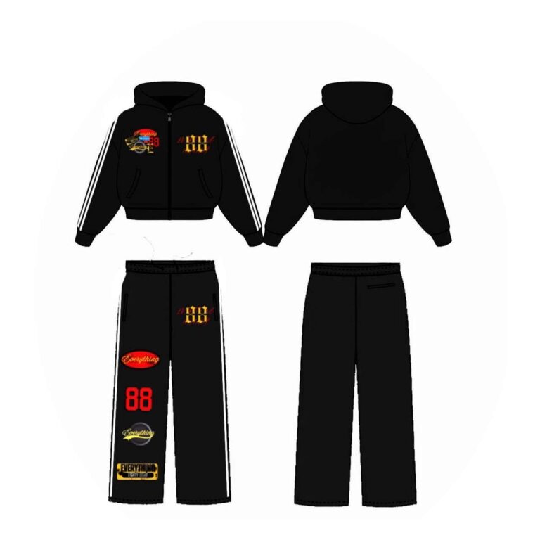 88 stamp hoodie and joggers set