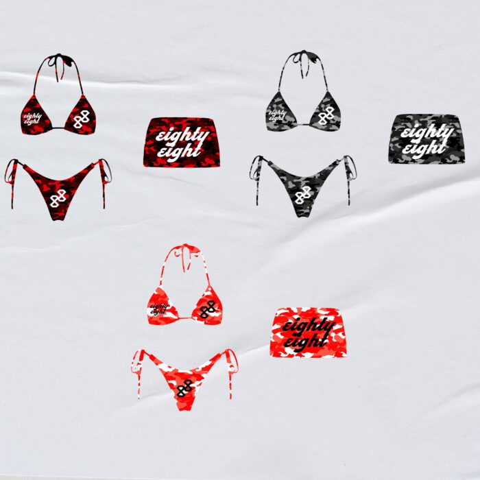 88 Camo bikini set