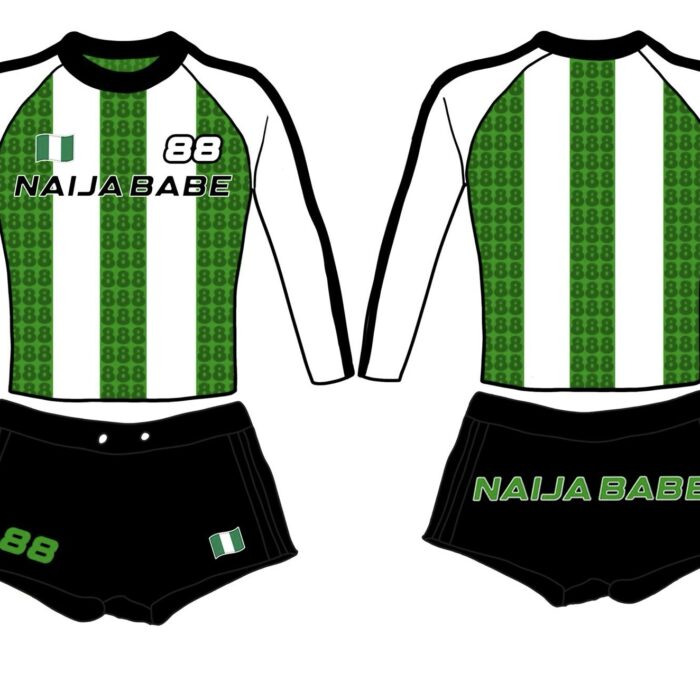 Naija Babe Long Sleeve Two-Piece Set
