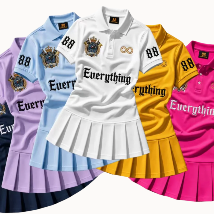 88 club polo dress